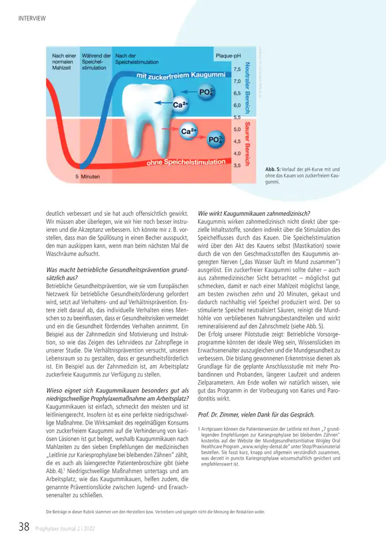 Seite 3 - Niedrigschwellige Prophylaxe mit zuckerfreiem Kaugummi – Zahnmedizinische Prävention am Arbeitsplatz